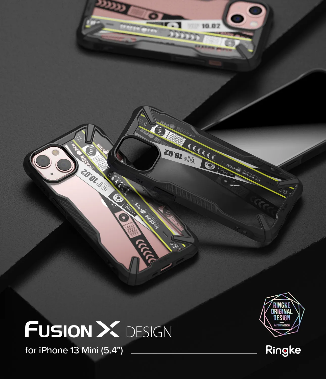 iPhone 13 Mini Case | Fusion-X Design - Ticket Band