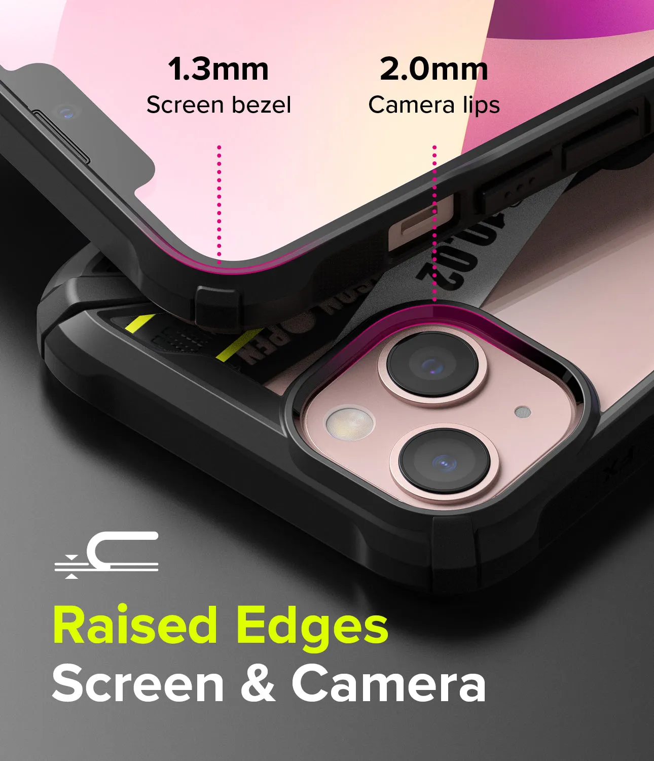 iPhone 13 Mini Case | Fusion-X Design - Ticket Band