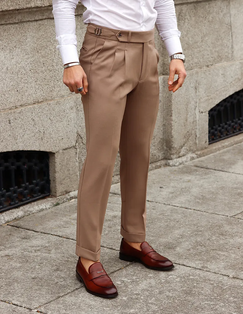 Italian Camel Signature Gurkha Pants