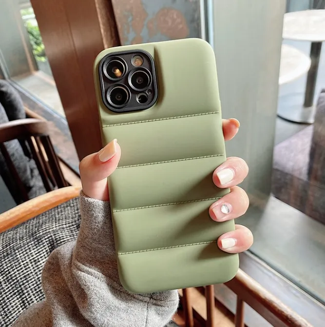 Jacket Puffer Bumper Matte Phone Case