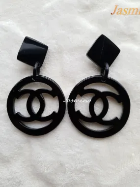 Jasmino Trendy Elegant C Shaped Handmade Jewelry Earrings Made By Natural Buffalo Horn