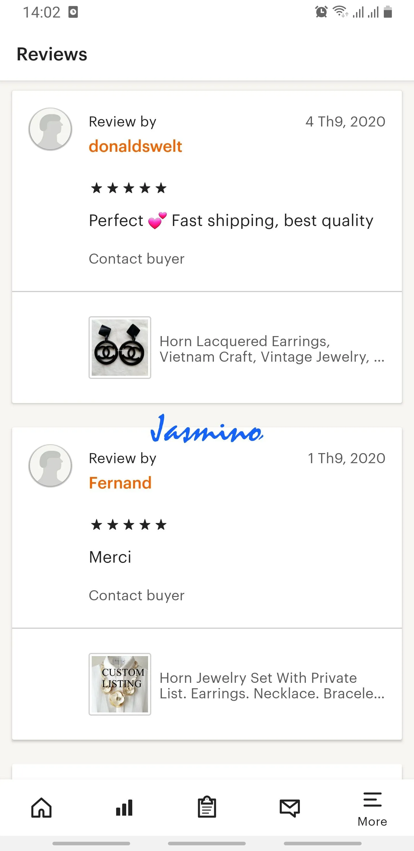 Jasmino Trendy Elegant C Shaped Handmade Jewelry Earrings Made By Natural Buffalo Horn