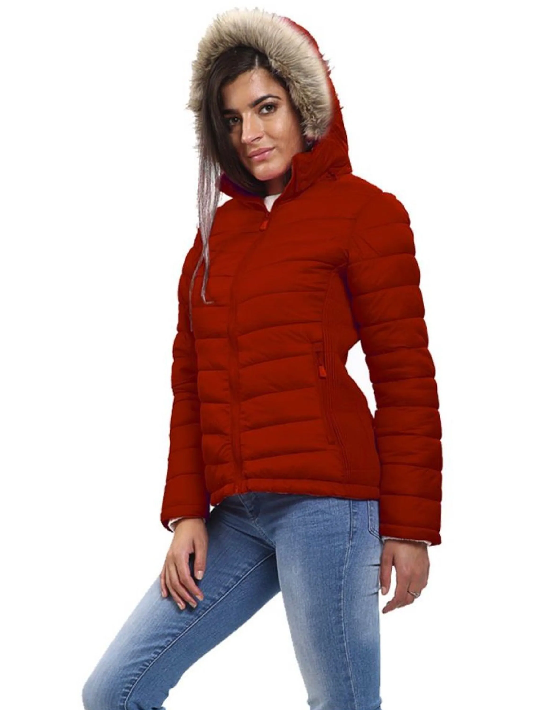 Kruze | Womens Hooded Puffer Jacket