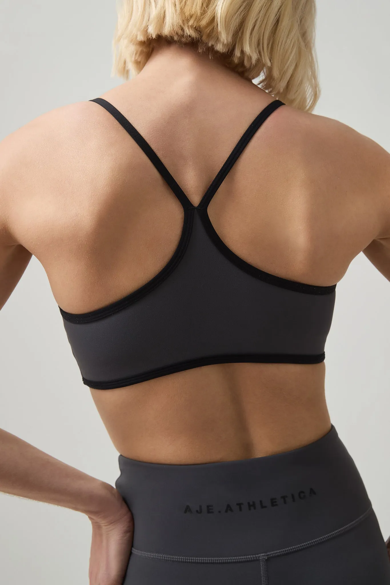 Logo Front Studio Sports Bra