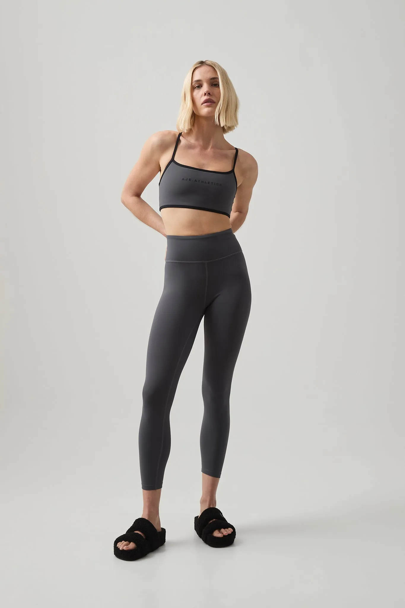 Logo Front Studio Sports Bra