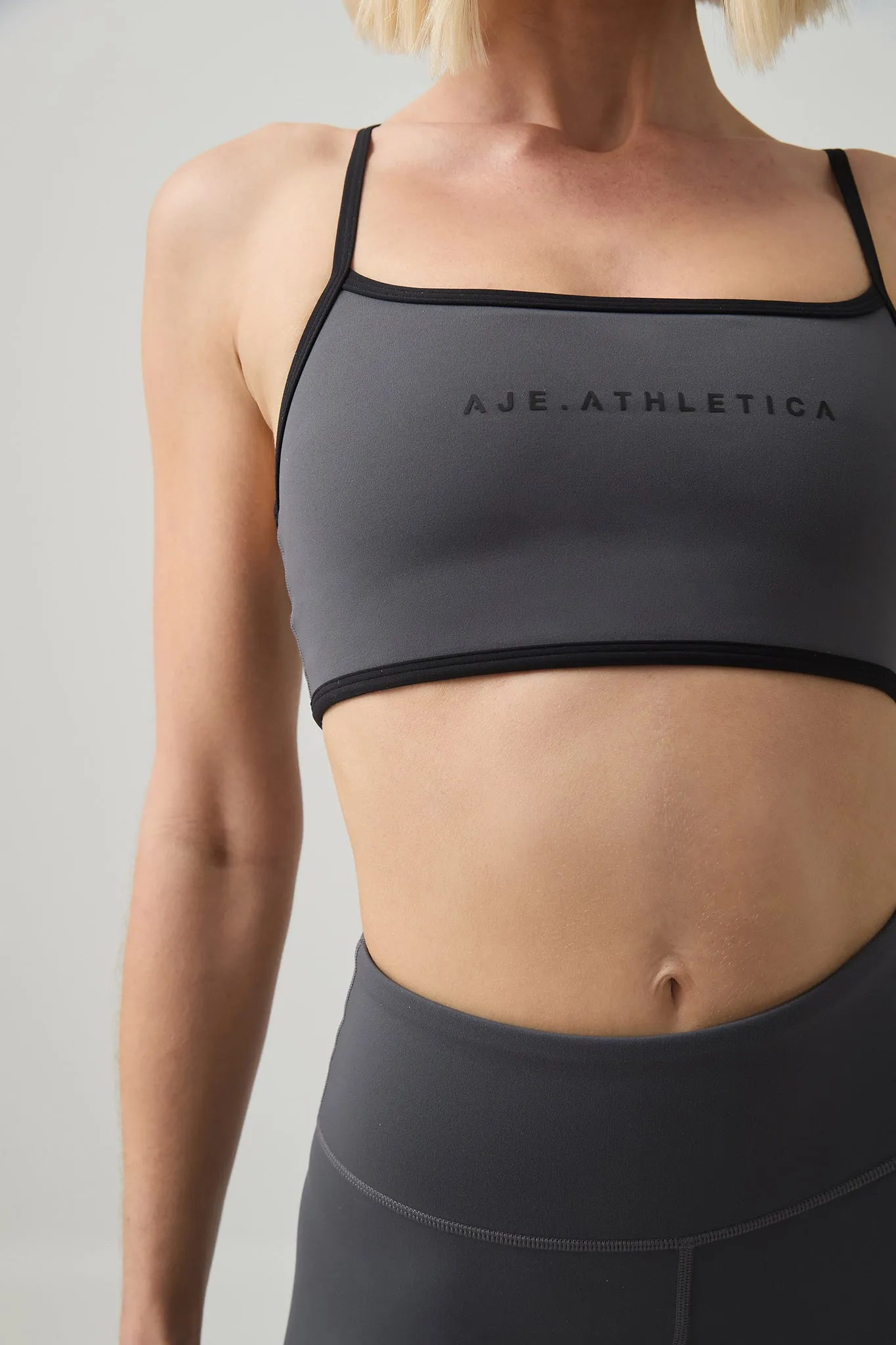 Logo Front Studio Sports Bra