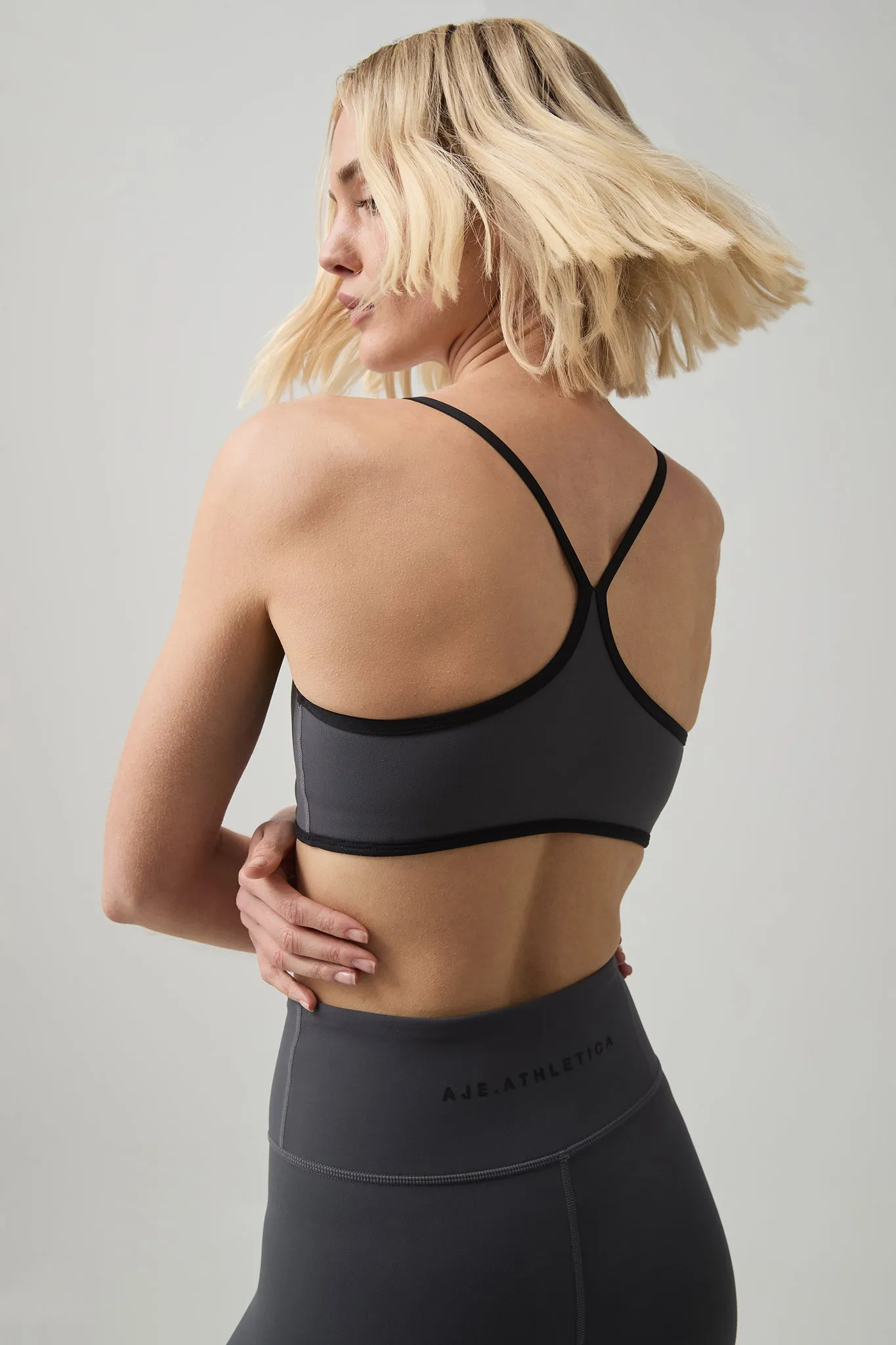 Logo Front Studio Sports Bra