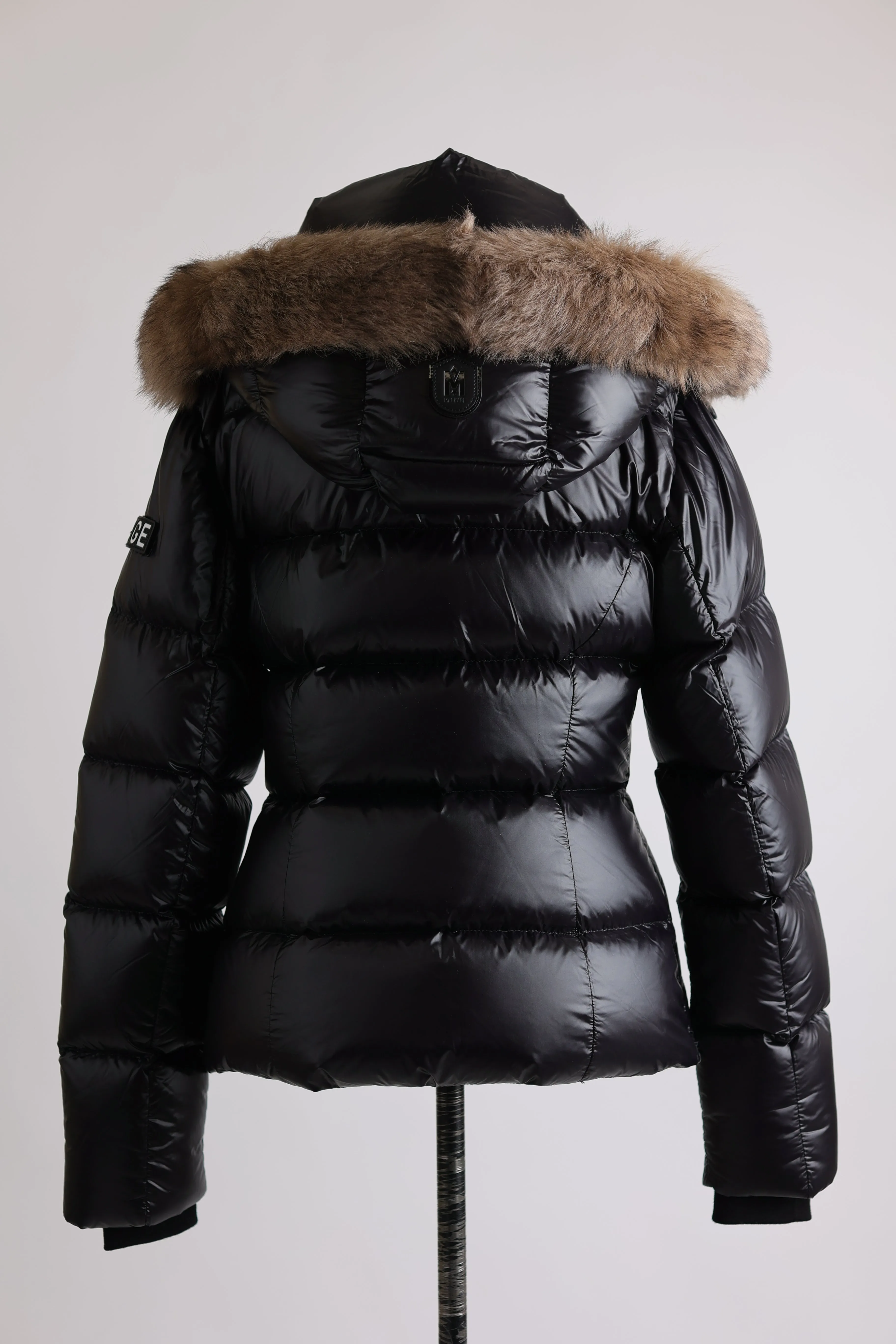 Madalyn Down Puffer Jacket W/ Shearling Hood