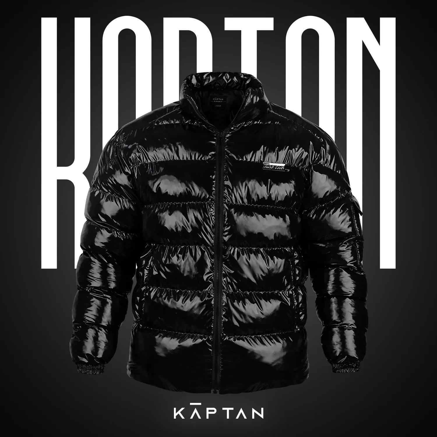 Men Jet Puffy Gloss Jacket | Kaptan