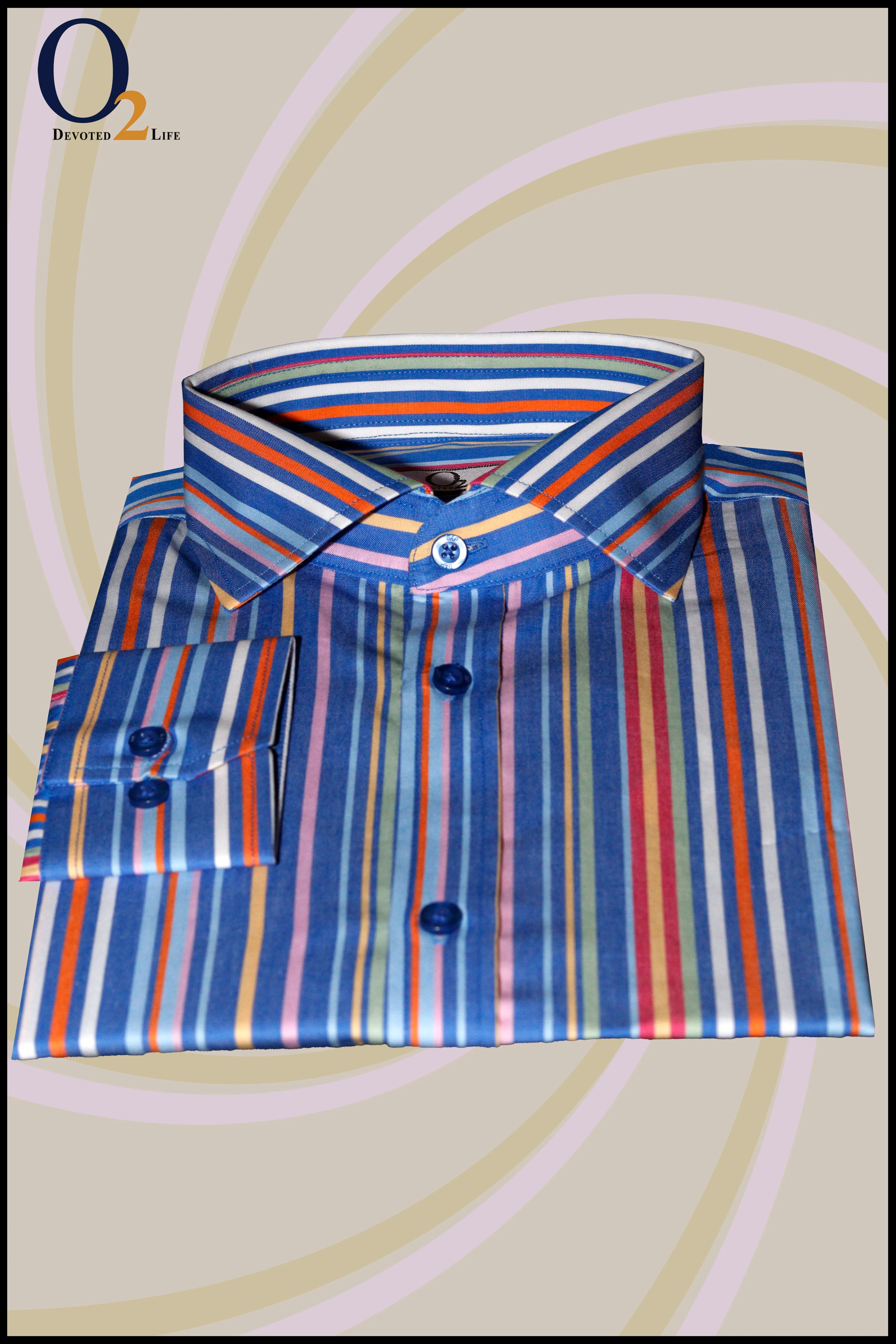 Men's Formal Stripe Cotton Shirt