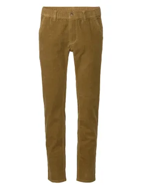 Men's Plain Corduroy Trousers,Olive