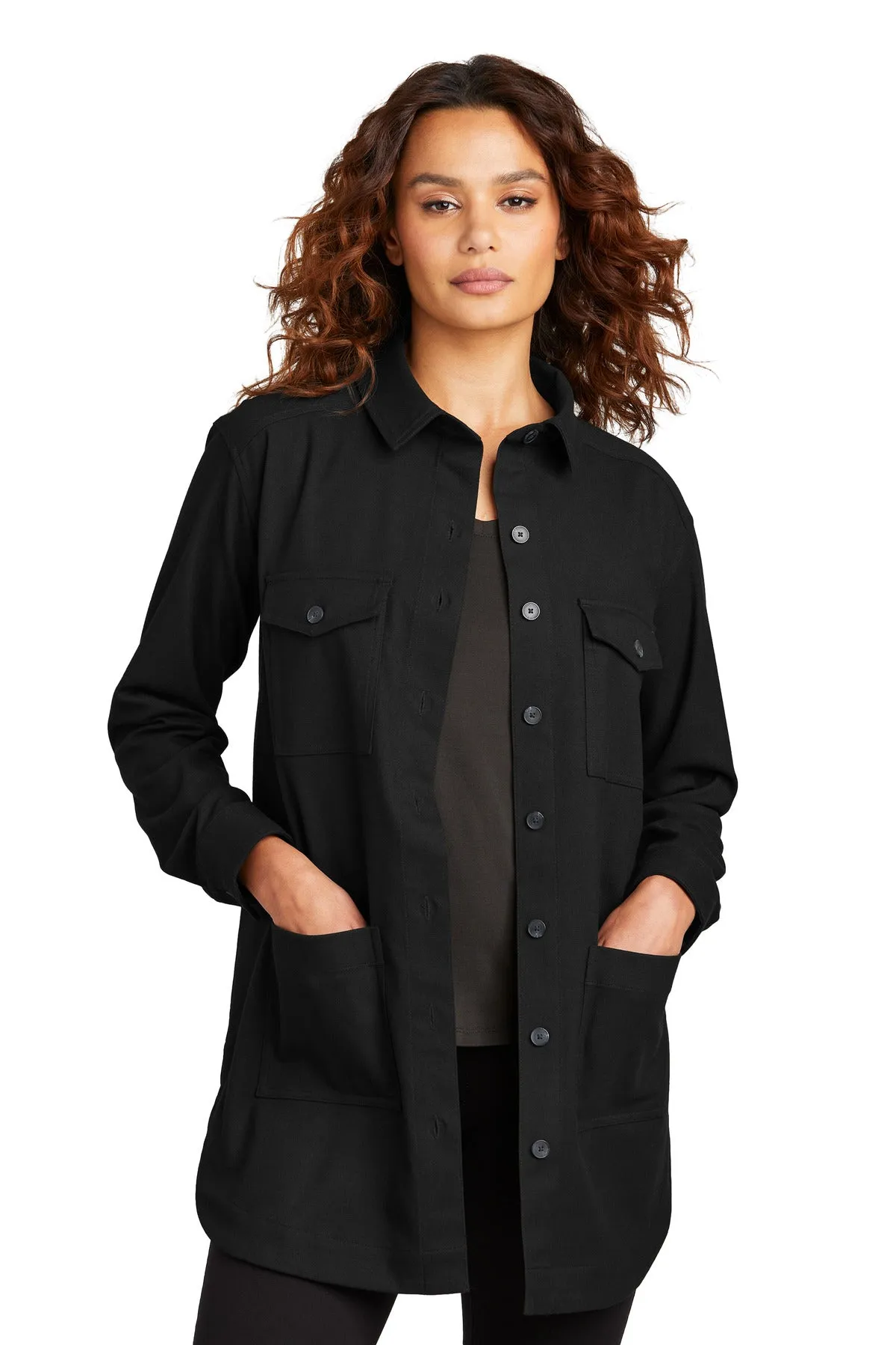 Mercer Mettle™ Women's Long Sleeve Twill Overshirt MM2021