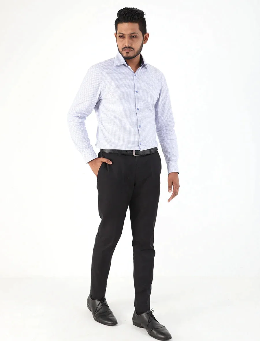 Micro Check Formal Shirt