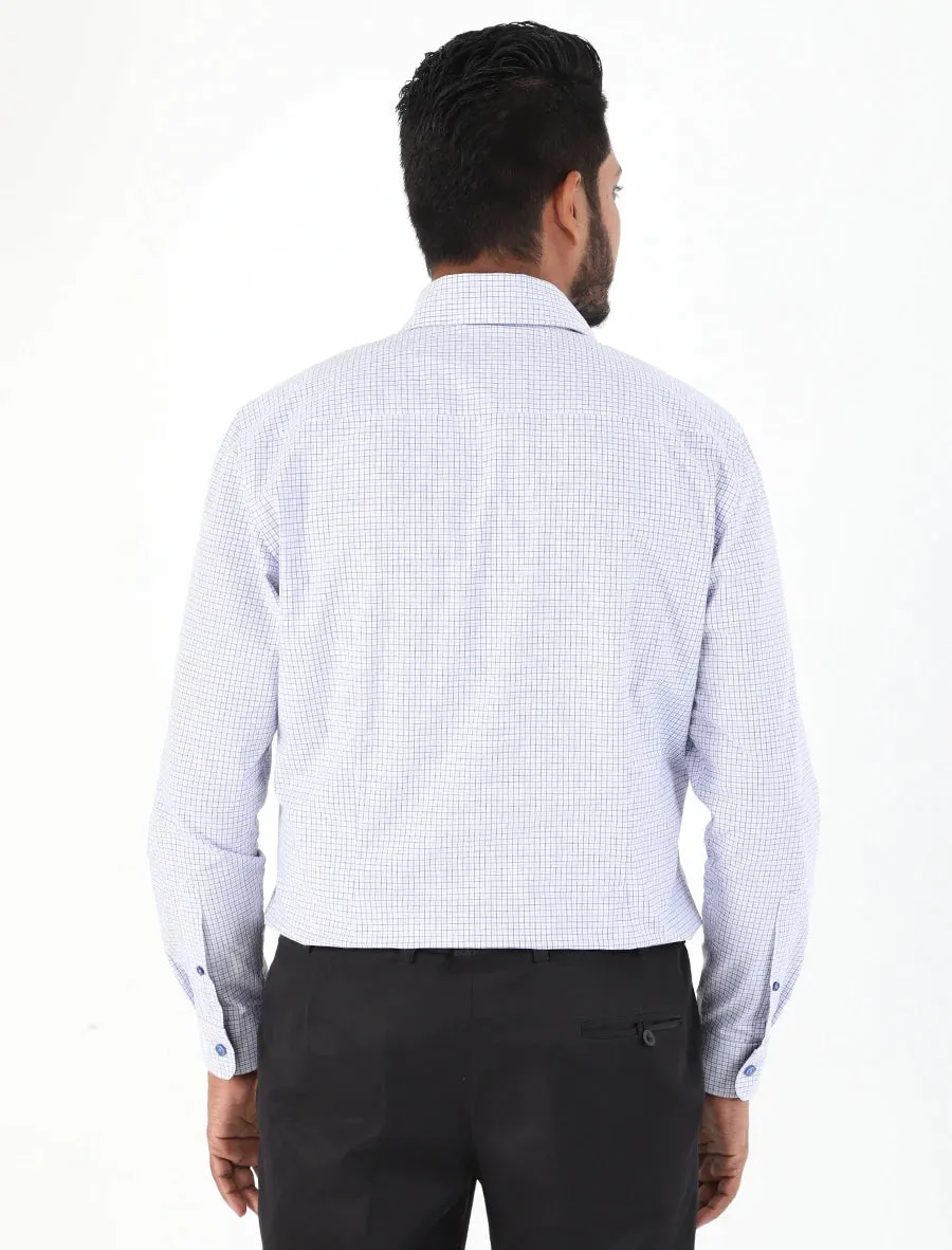 Micro Check Formal Shirt