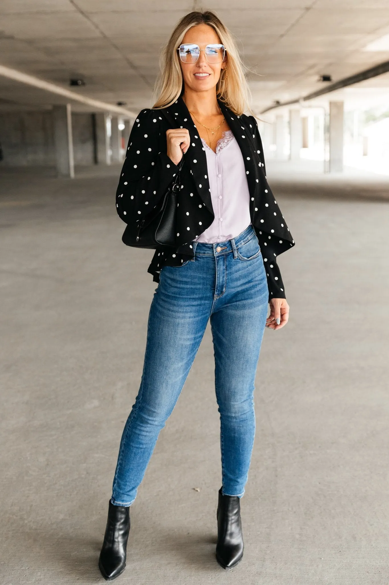 Perfect Polka Dot Blazer