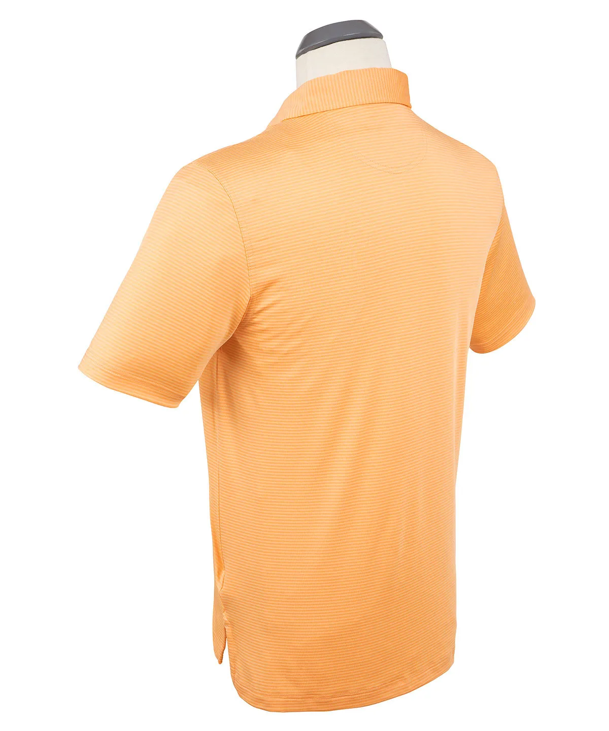 Performance Jersey Mini Tonal Feed Stripe Polo