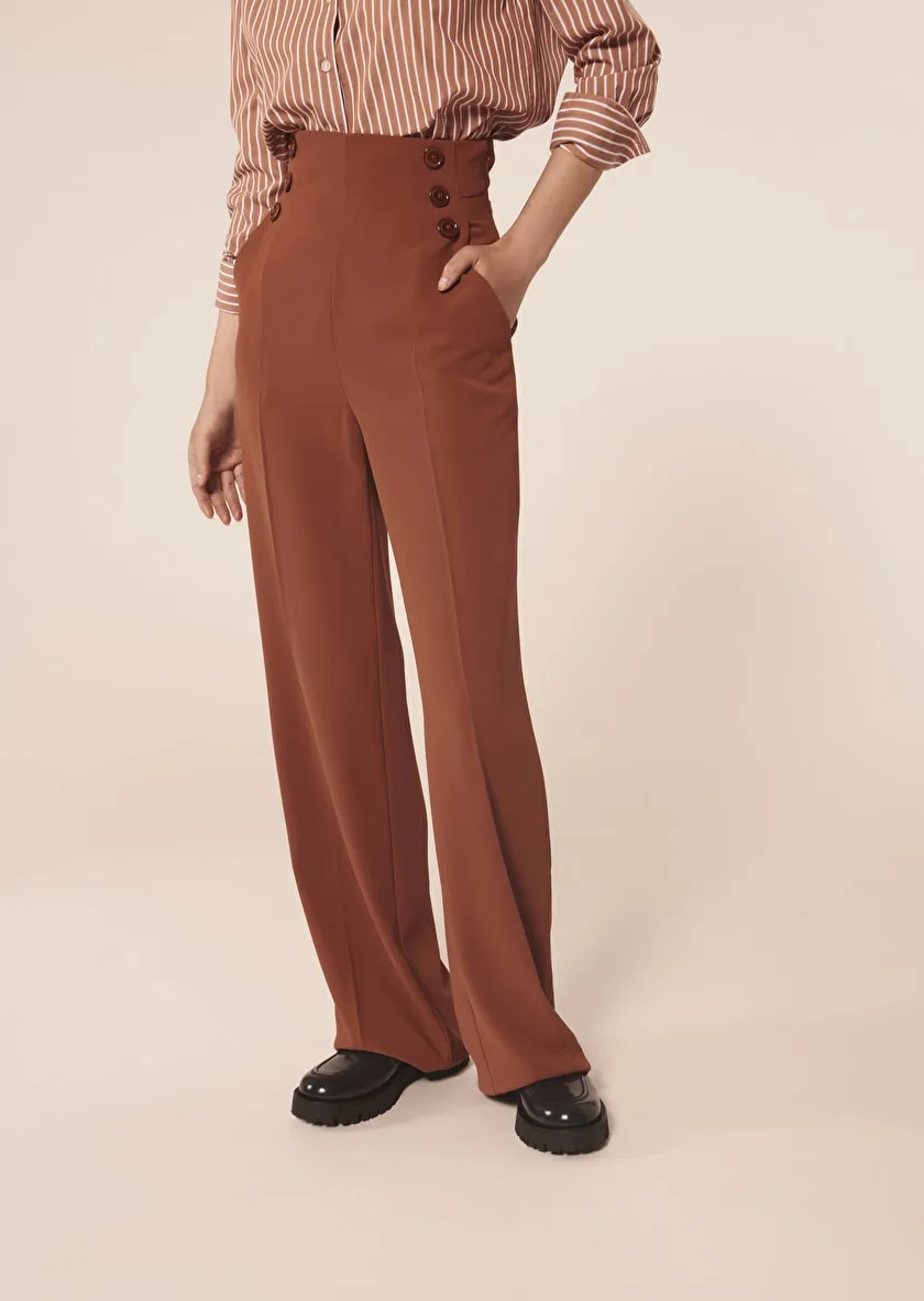 Pilar High Waist Trousers