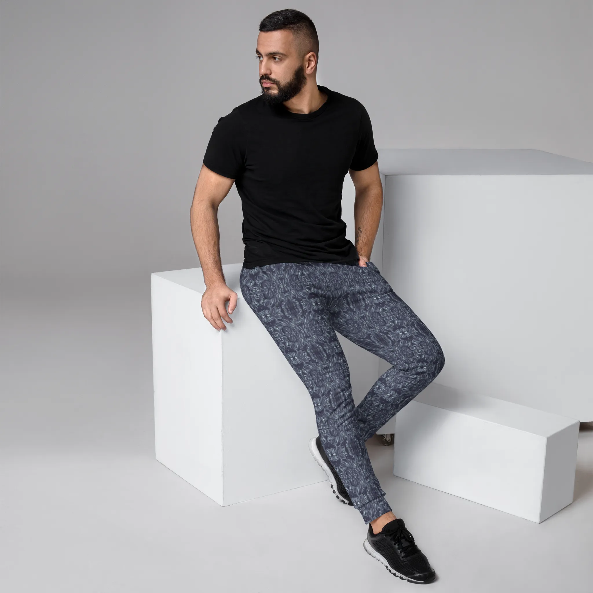 Recursia Bohemian Dream Men's Joggers In Blue