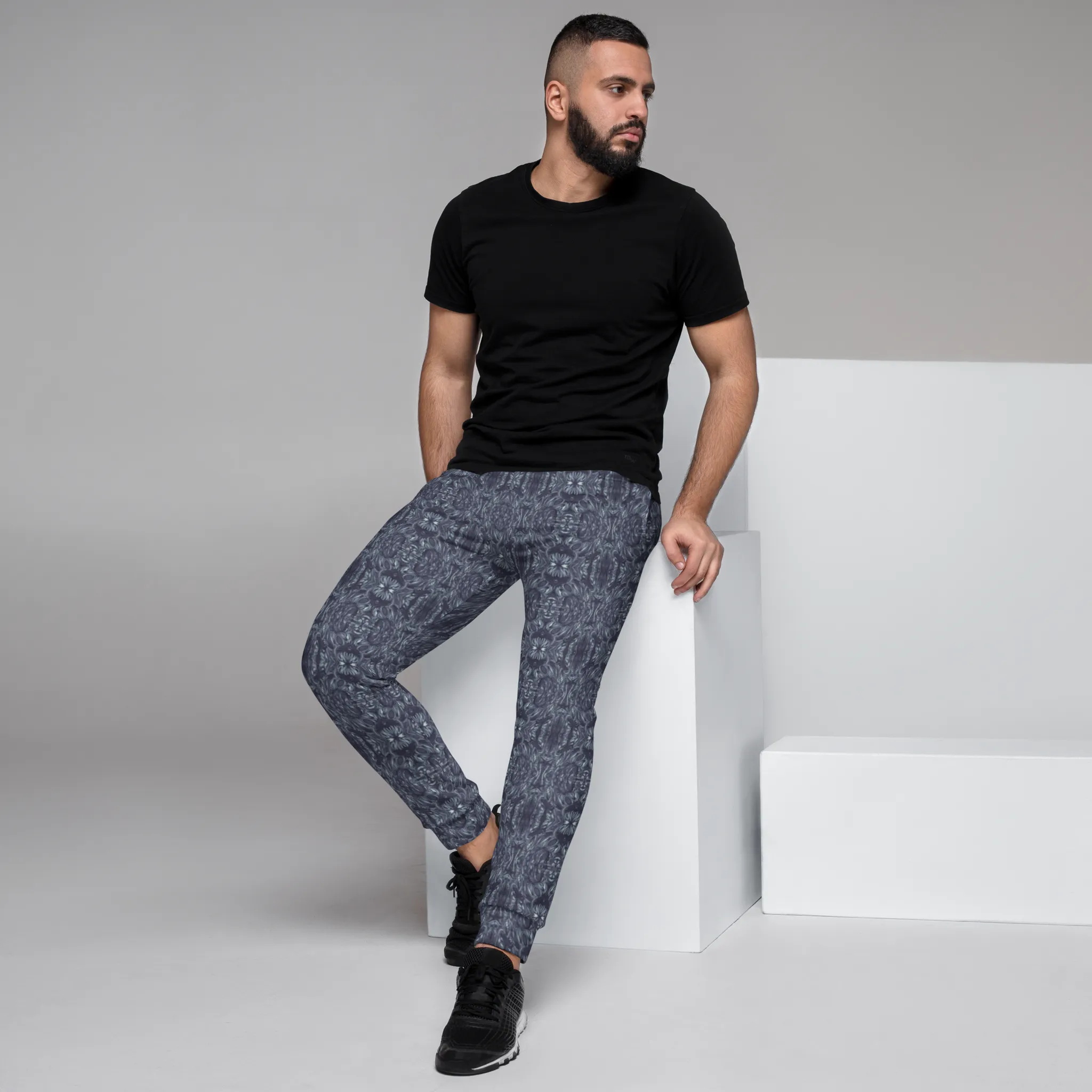 Recursia Bohemian Dream Men's Joggers In Blue