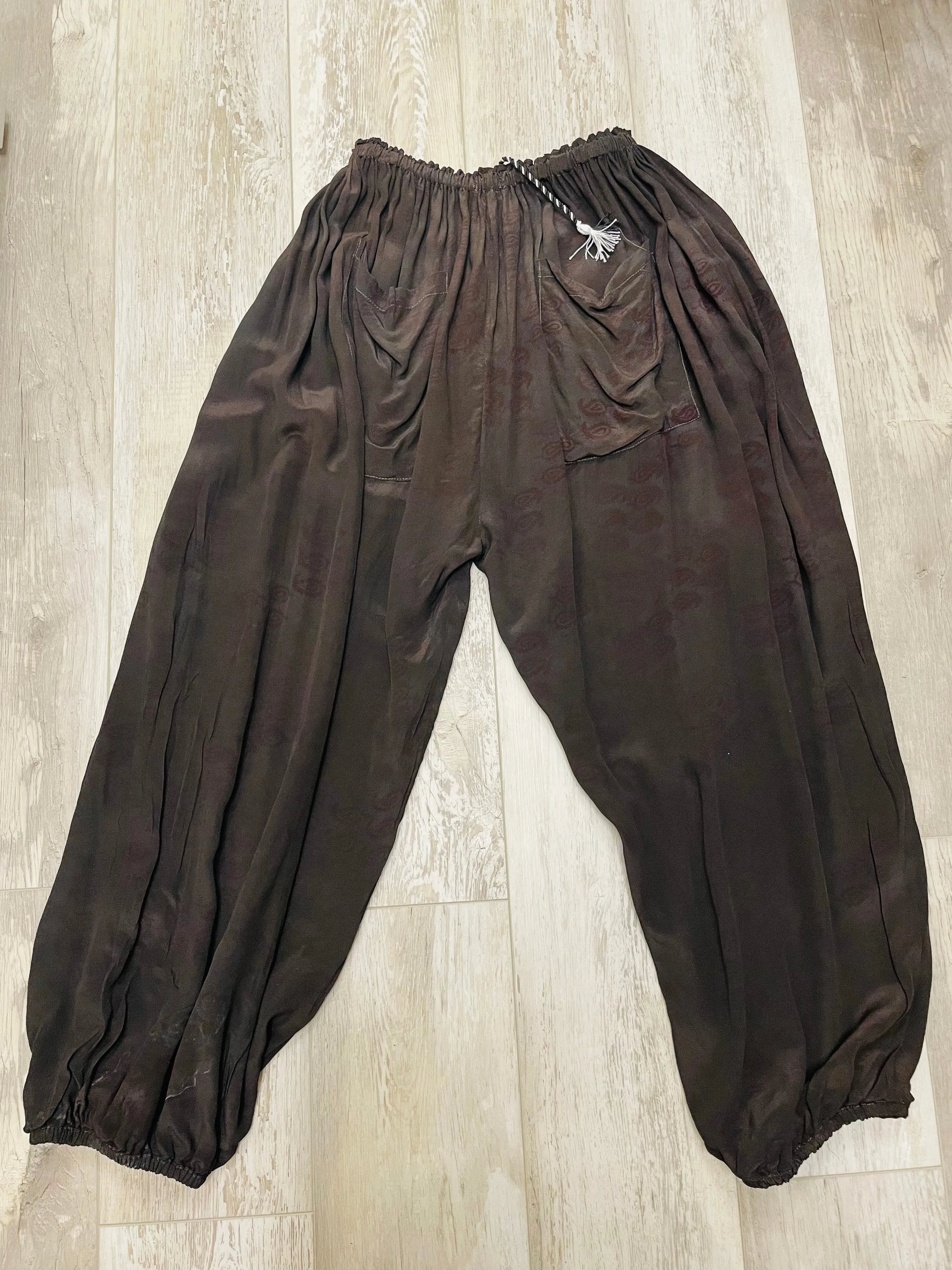 Silk Sari Jogger Pant #10 by Kantha Bae