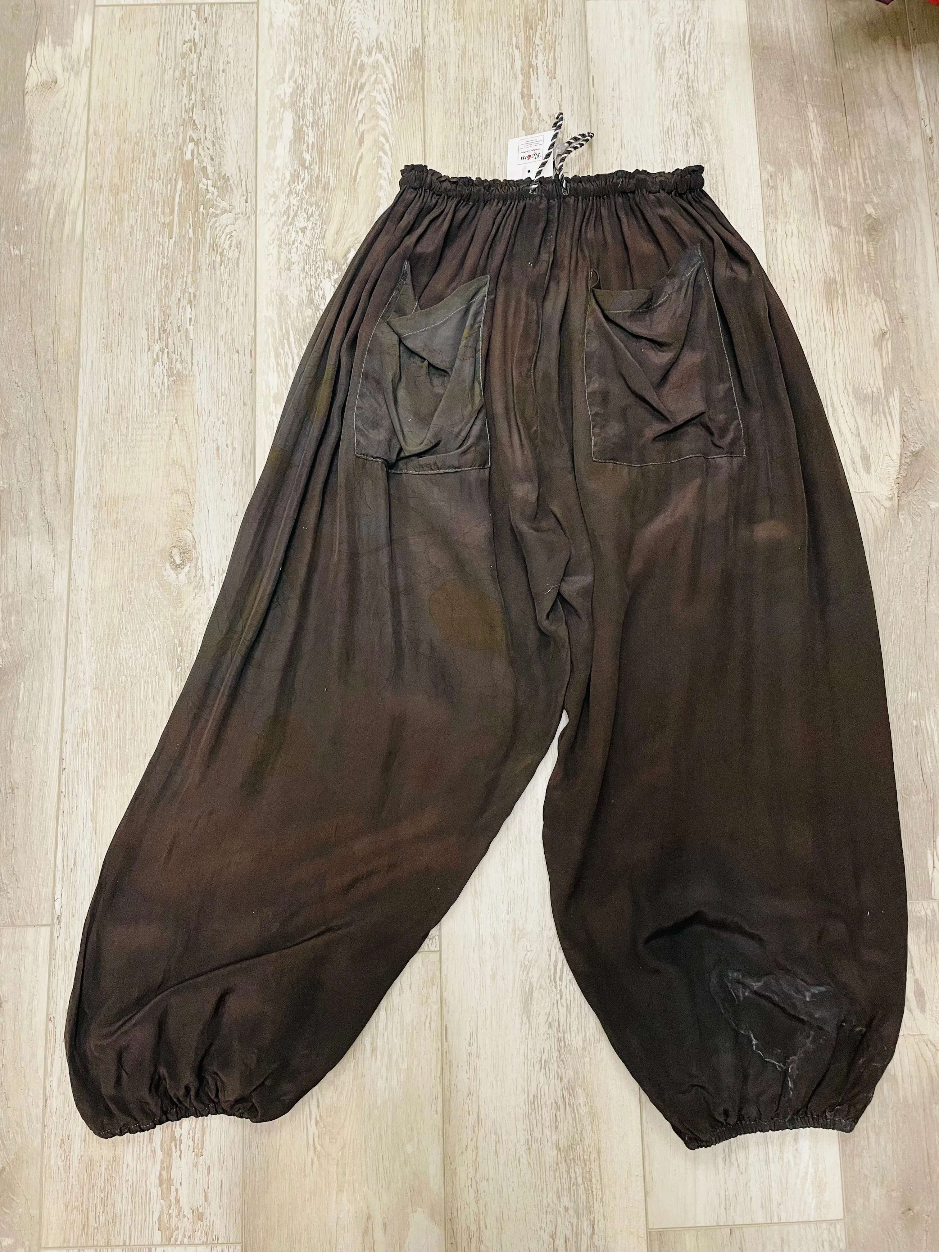 Silk Sari Jogger Pant #10 by Kantha Bae