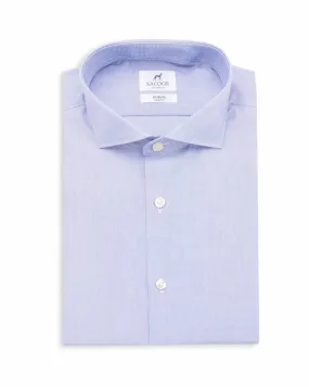 Slim fit fil a fil cotton formal shirt