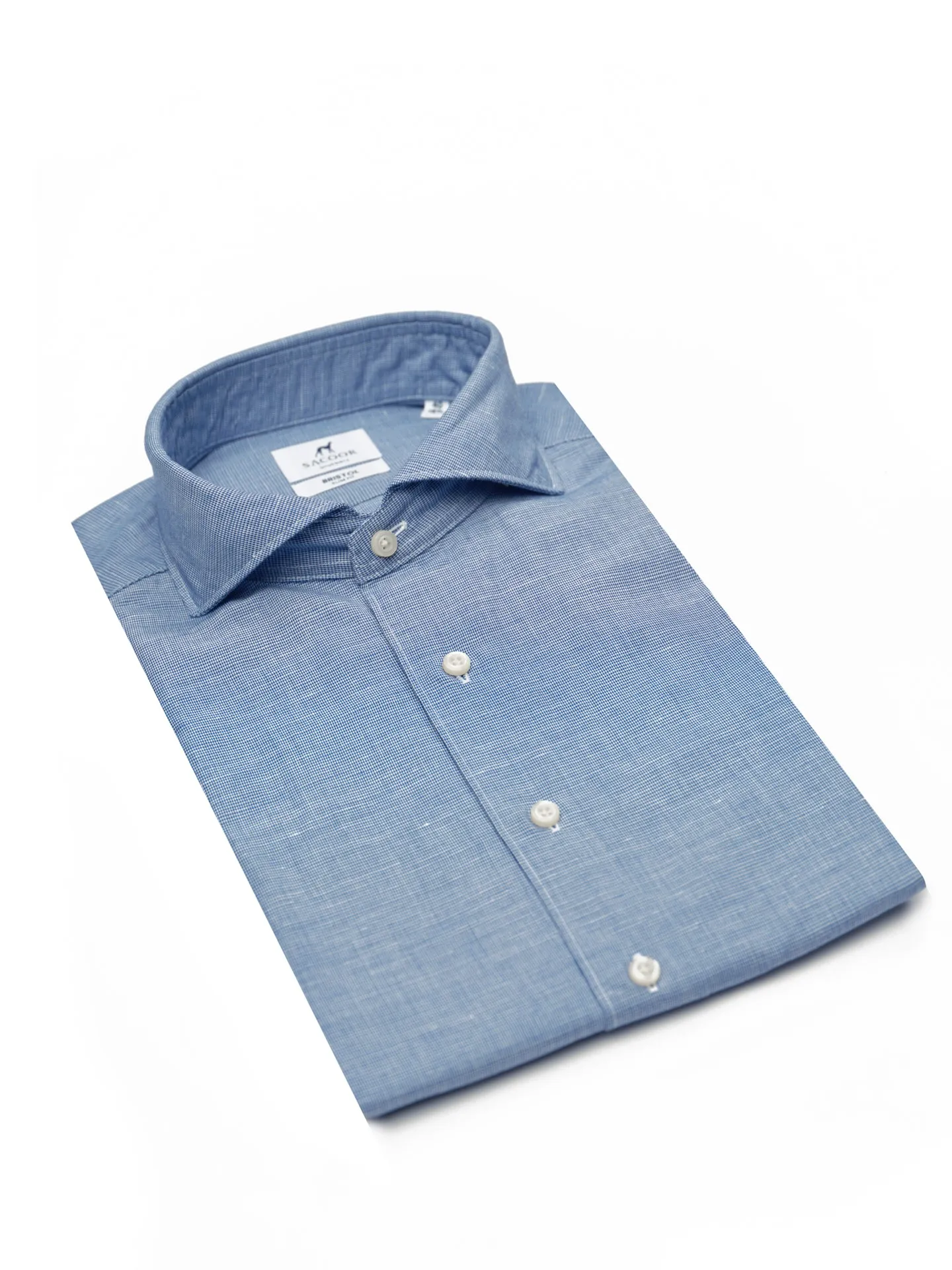 Slim fit New Formal linen structure shirt