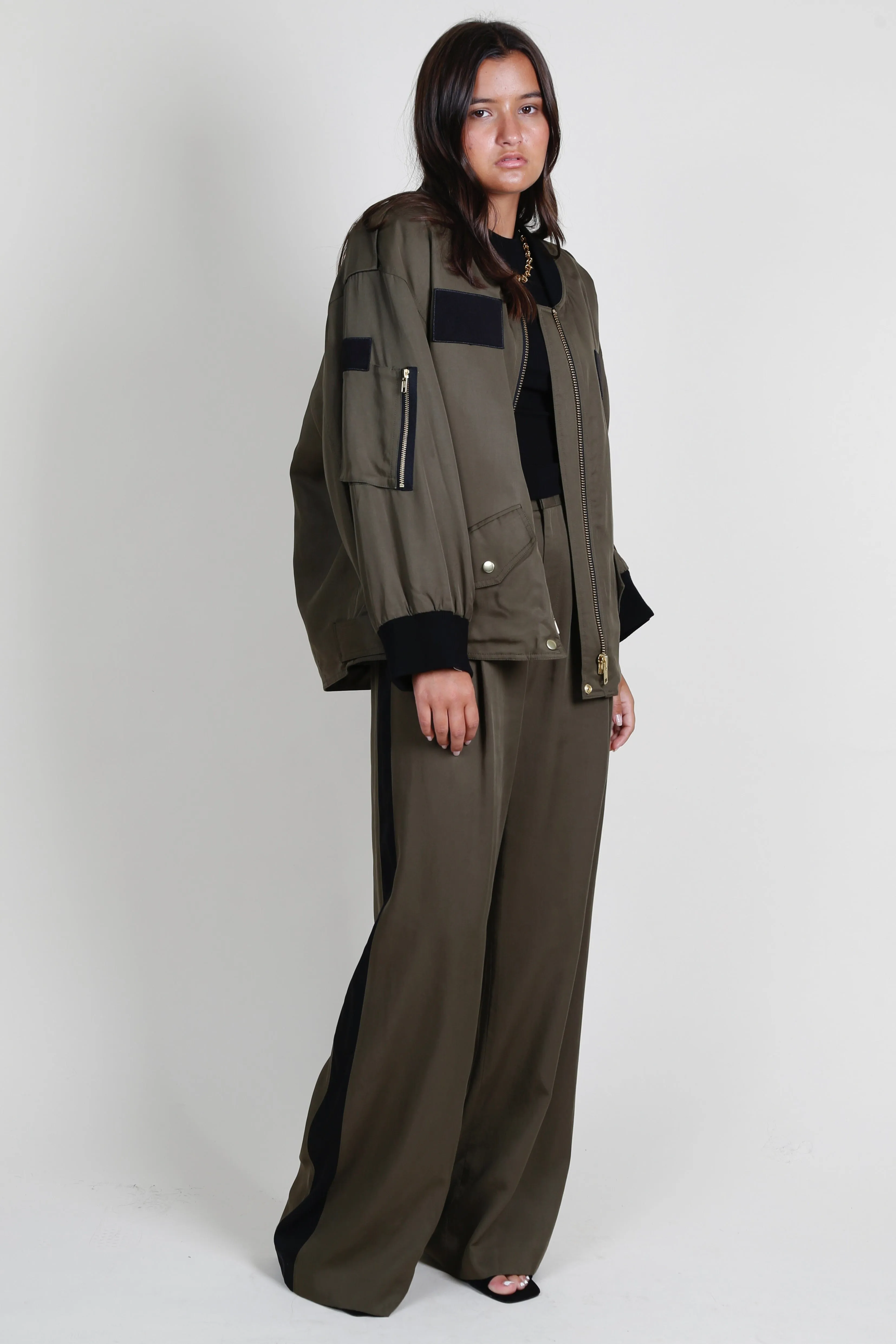 SMYTHE | Oversized Bomber - Canteen