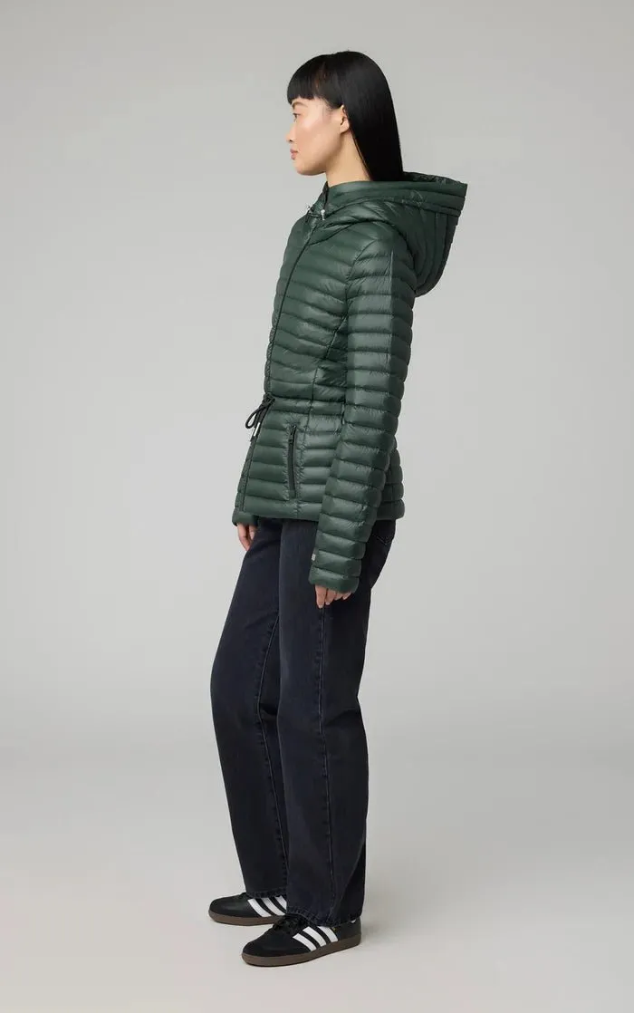 SOIA&KYO AYLEEN - Sustainable Slim-Fit Ultra-Lightweight Down Jacket With Hood