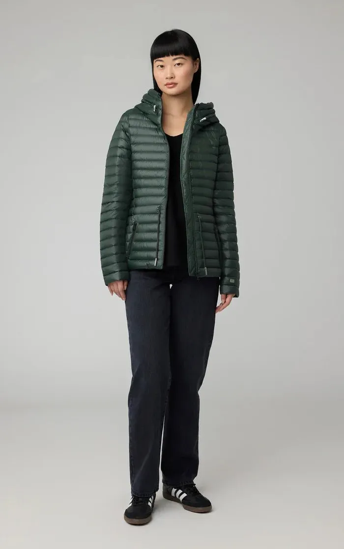 SOIA&KYO AYLEEN - Sustainable Slim-Fit Ultra-Lightweight Down Jacket With Hood