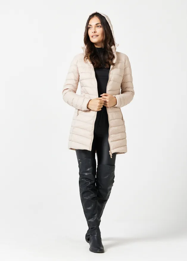 Stone Duck Down Puffer Coat