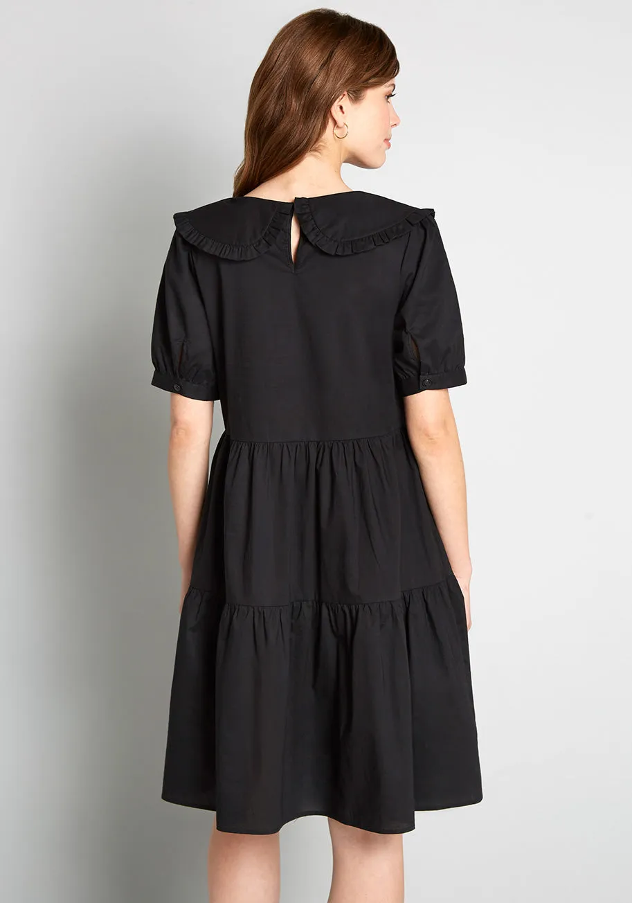 The Frill Of Youth Tiered Babydoll Dress