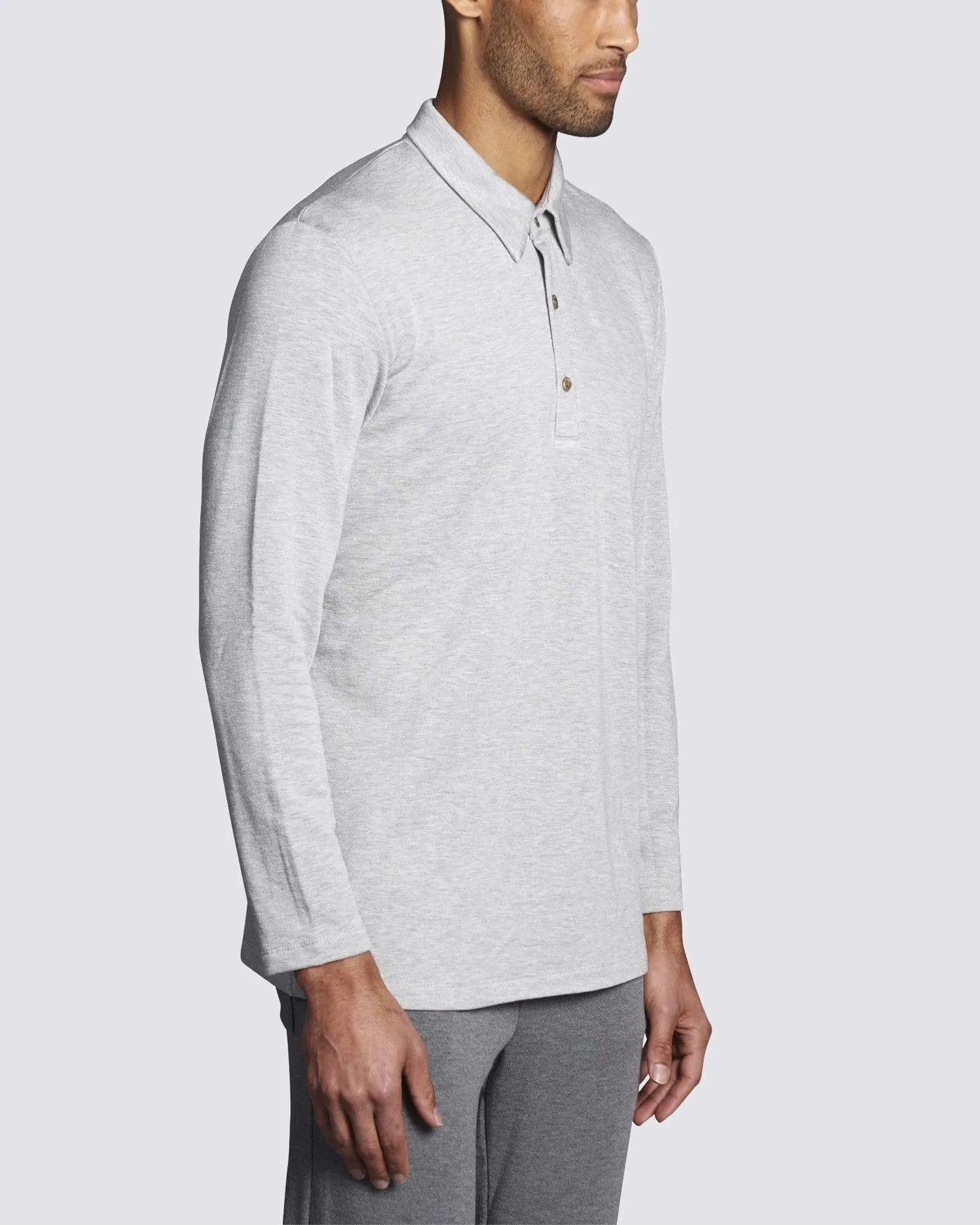 The Mens Long Sleeve Polo