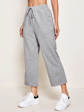 Tie Waist Grey Joggers