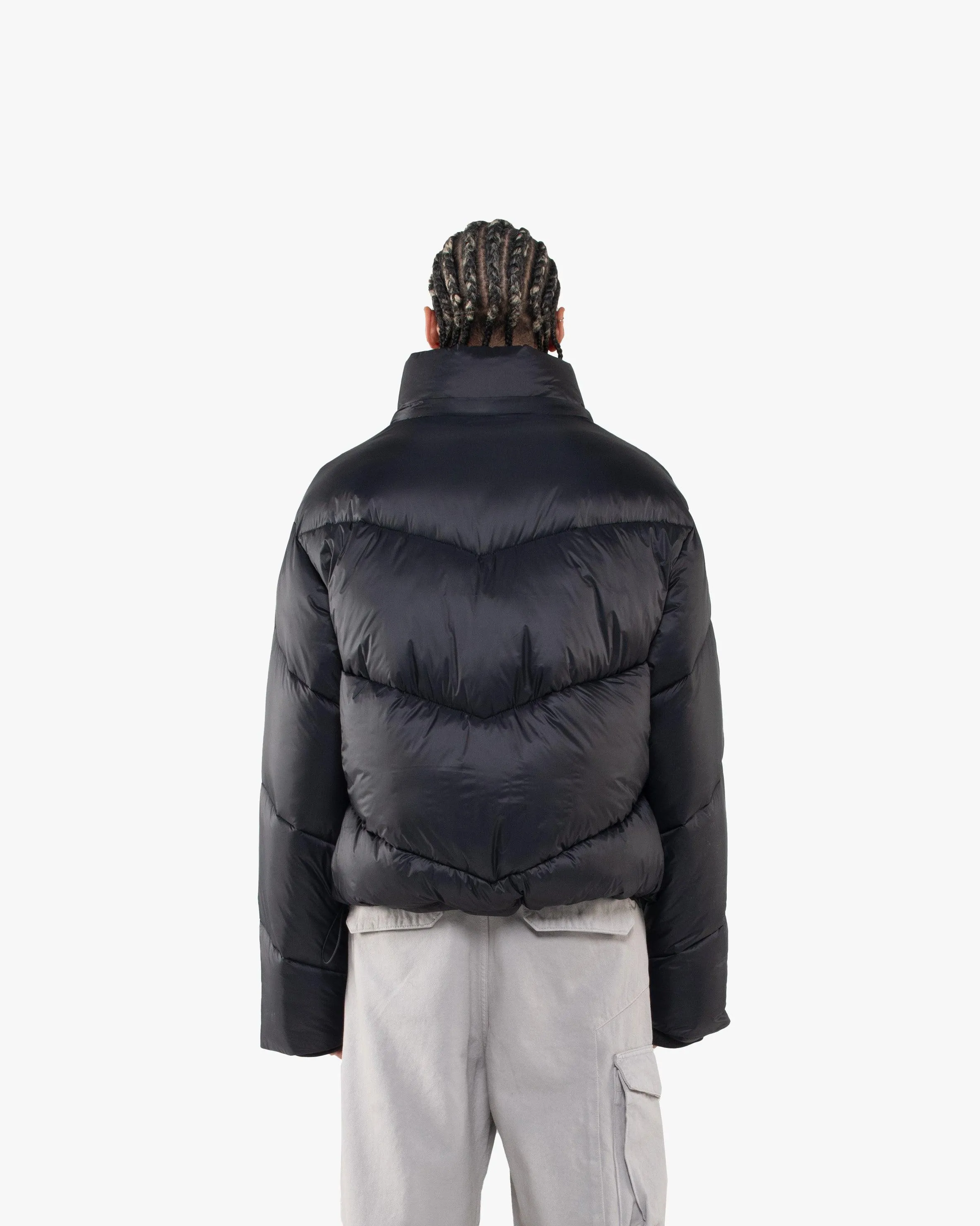 V-PUFFER JACKET BLACK