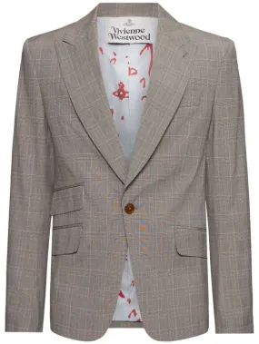 Vivienne Westwood   Prince of Wales cotton blazer 