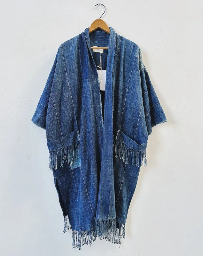 Wabi Sabi Indigo Tassel Jacket