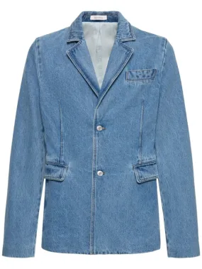 Wales Bonner   Eternity cotton denim blazer 