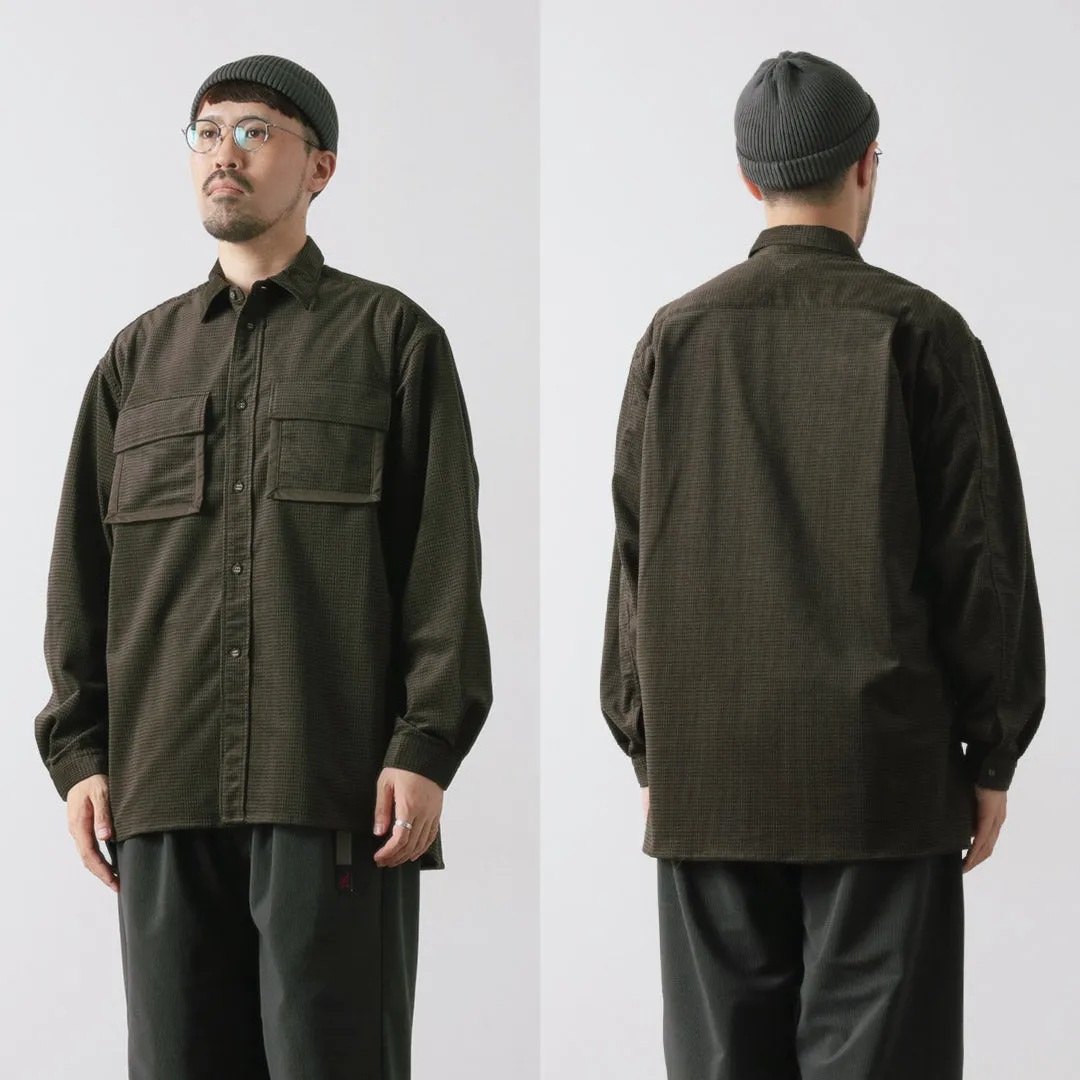 WHITE MOUNTAINEERING / Mid Gusset Sleeve Tricot Check Shirt