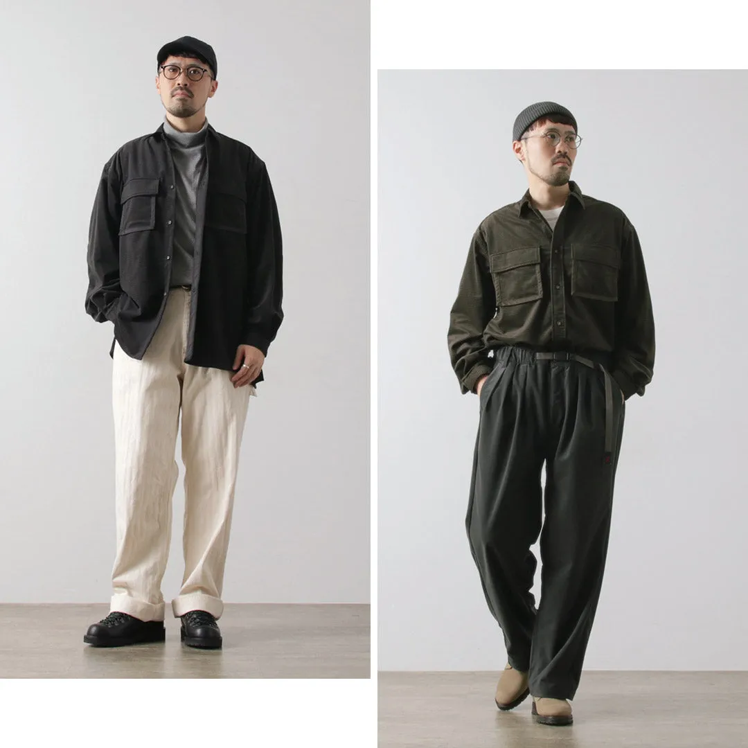 WHITE MOUNTAINEERING / Mid Gusset Sleeve Tricot Check Shirt