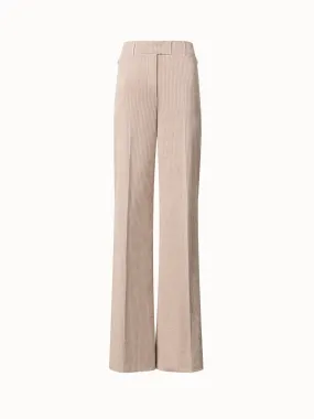 Wide Corduroy Pants in Cotton Cashmere