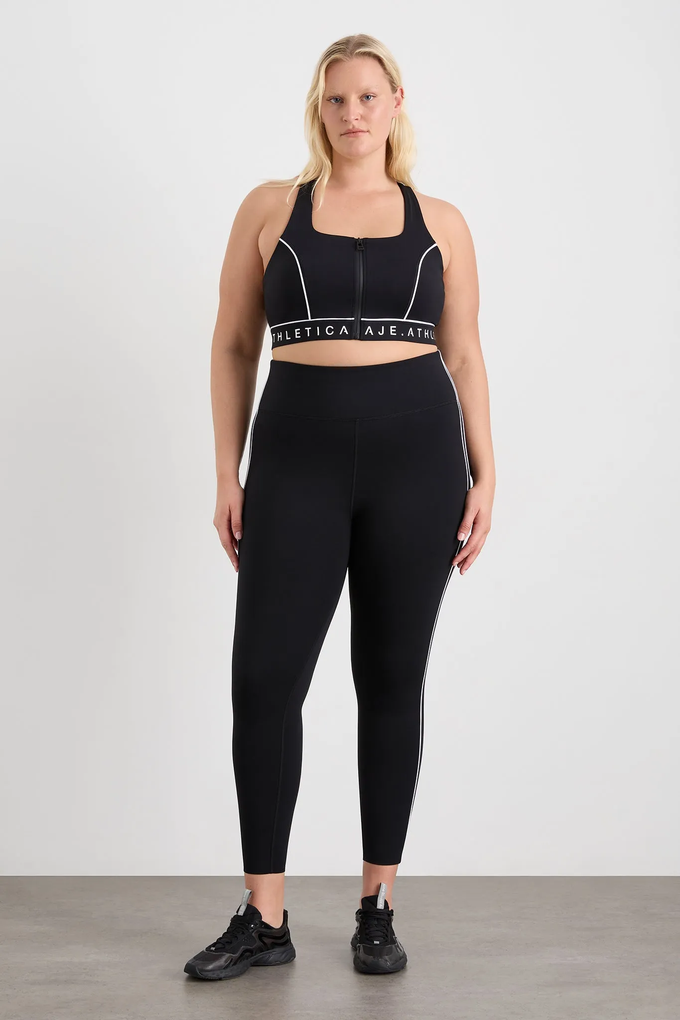 Zip Front Sports Bra 329