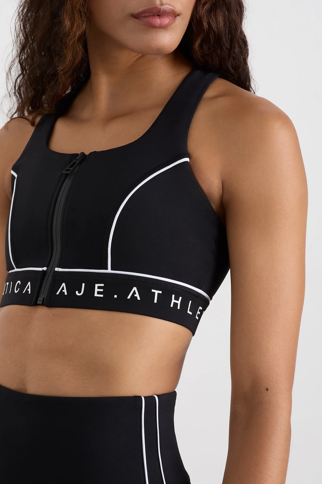 Zip Front Sports Bra 329