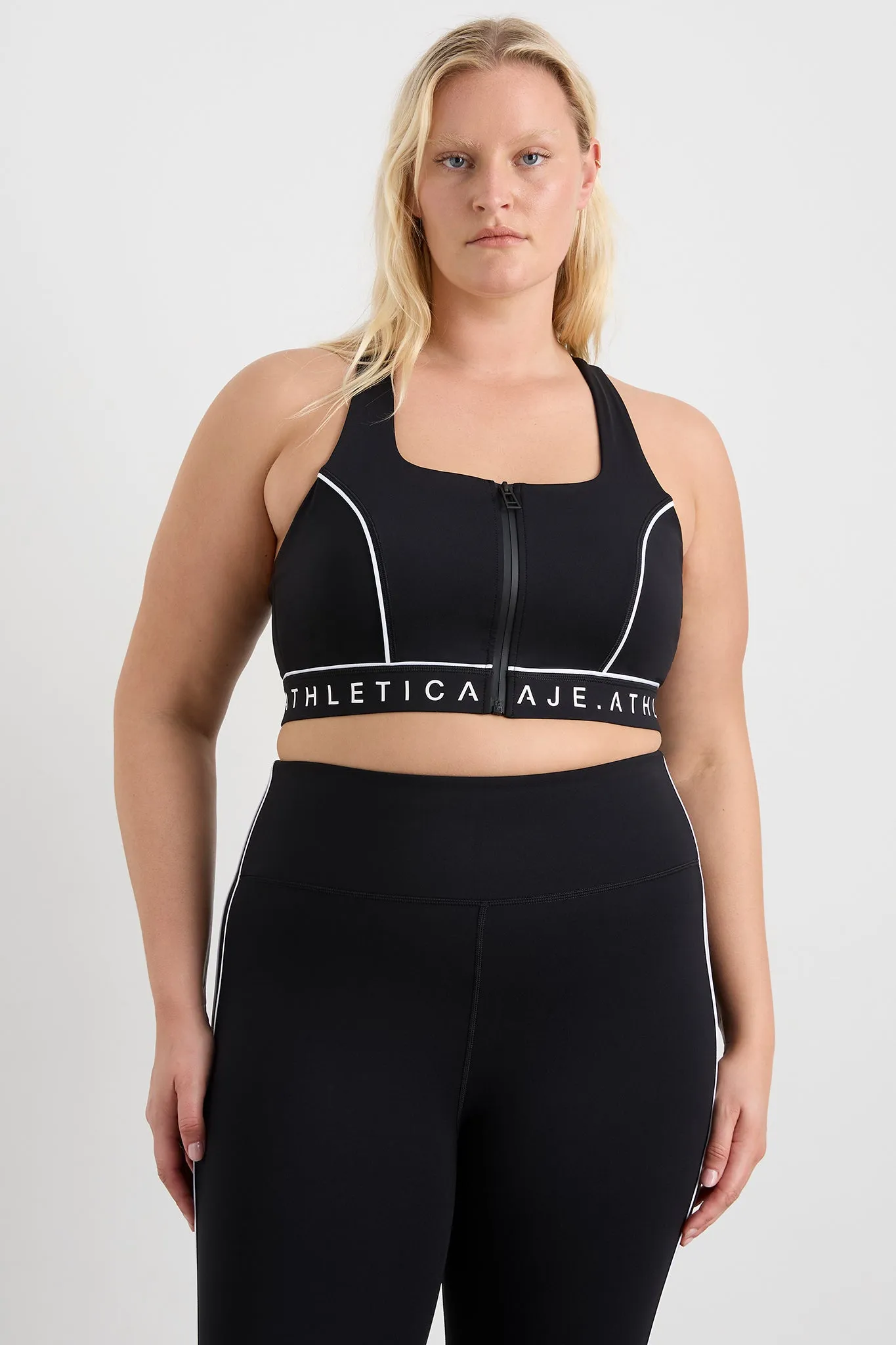 Zip Front Sports Bra 329