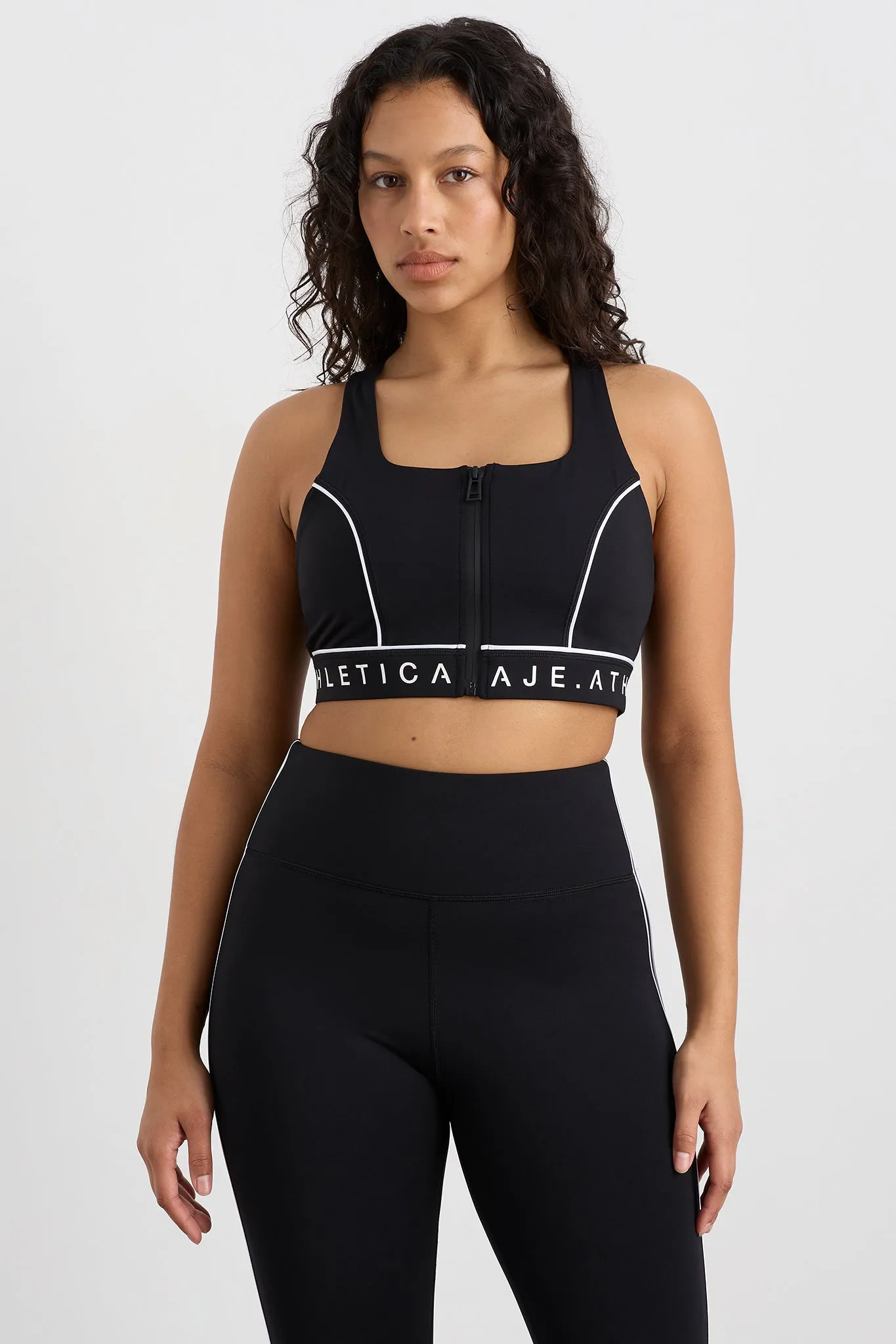 Zip Front Sports Bra 329